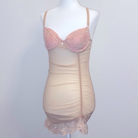 Victoria's Secret Other - Victoria’s Secret vintage nude mesh slip
